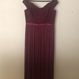 Lace Bodice Bridesmaid Maxi